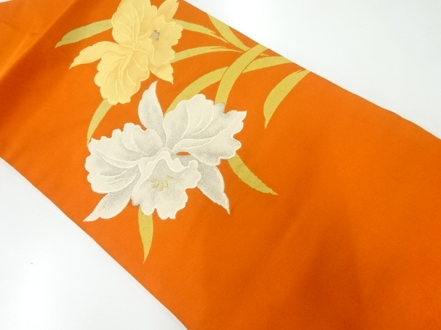 JAPANESE NAGOYA OBI / WOVEN ORCHID